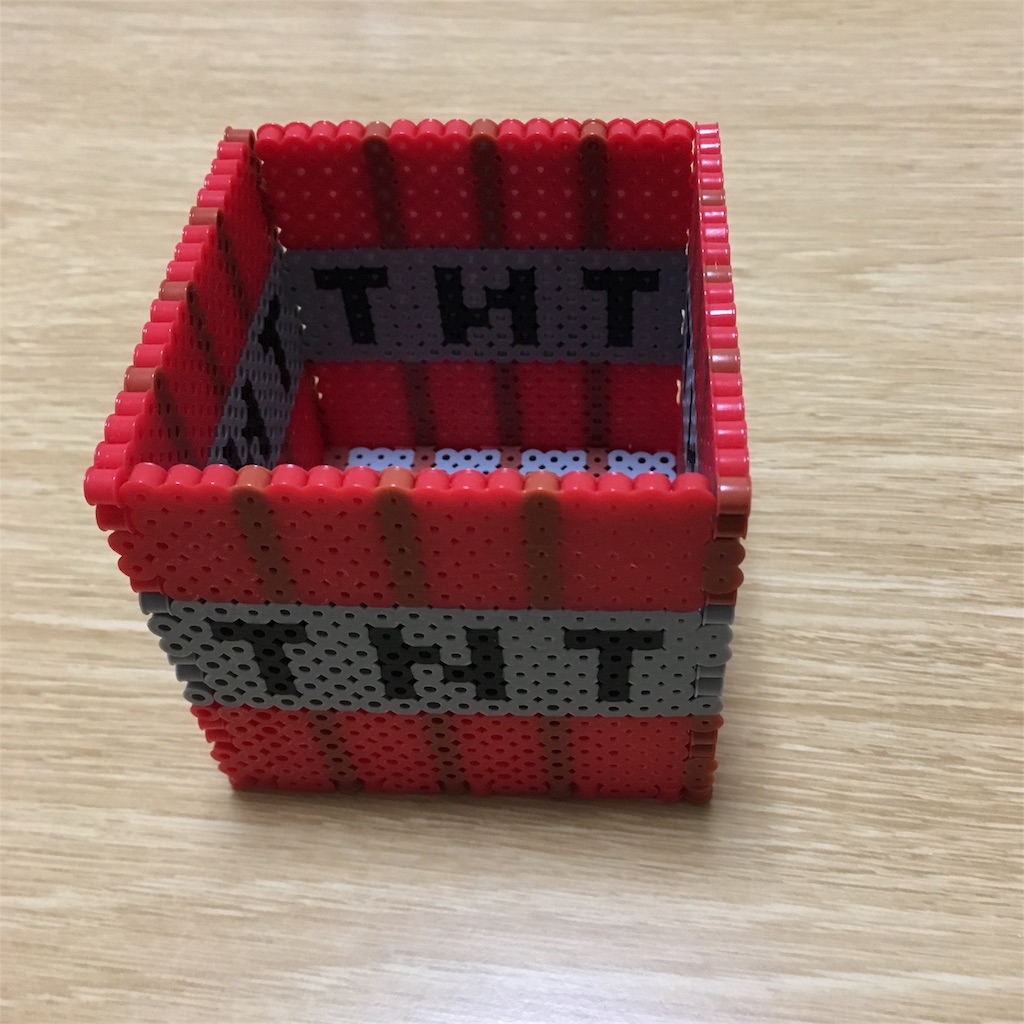 パーラービーズでマインクラフト図案 Tnt 手製のなにがし