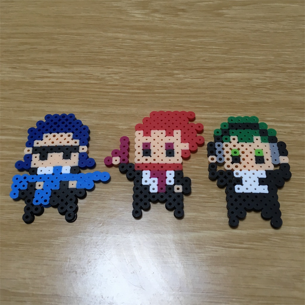 パーラービーズで2bro 作ってみました 手製のなにがし