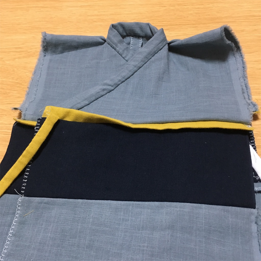 セレモニードレス 男の子用 を目指して 甚平と着物の間みたいなベビードレスを作った 手製のなにがし