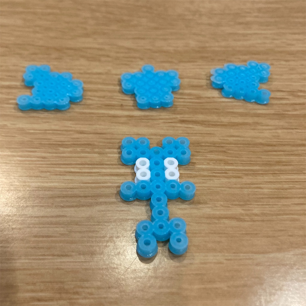 パーラービーズでマインクラフトのアレイを作る - 手製のなにがし