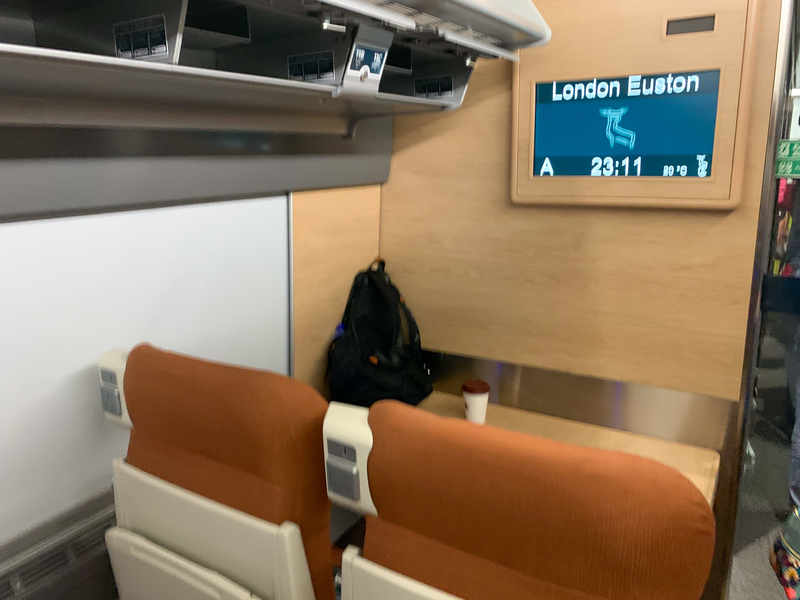 '19 Serco's Caledonian Sleeper Edinburgh London Seat Calling at...