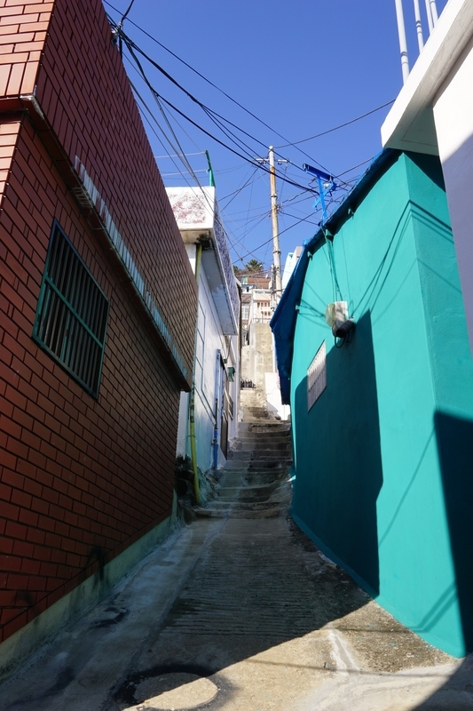 甘川文化村の路地