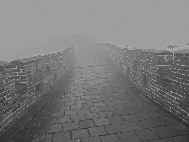 どこまでも続く万里の長城