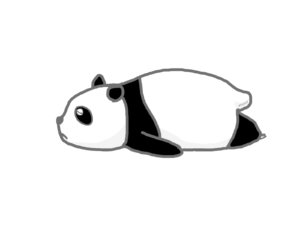 パンダのイラスト