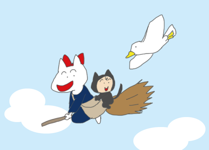 カップヌードルcm 魔女の宅急便 の17才のキキにドキドキ リウのくらしの絵日記