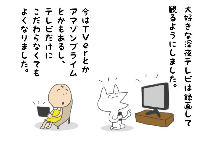 ８時間睡眠に挑戦中 早く寝るのは大変だ アラフィフ リウのくらしの絵日記