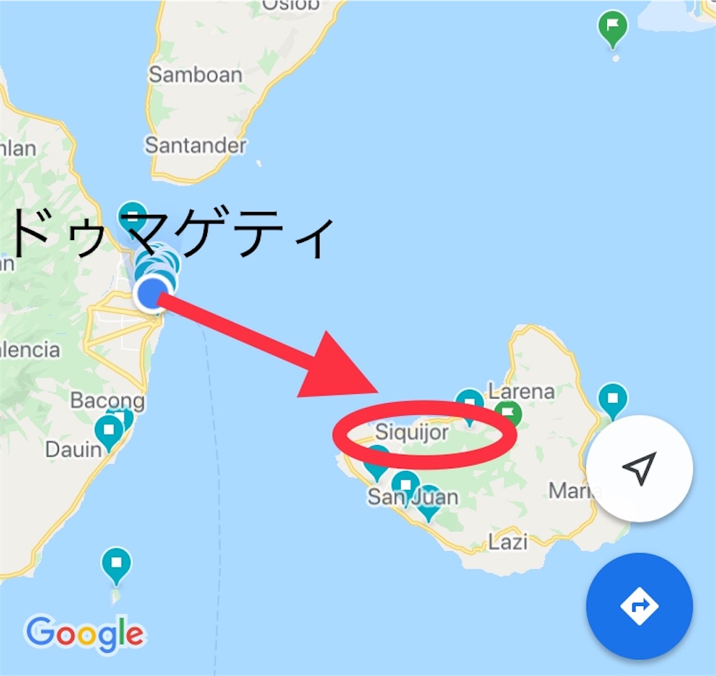シキホール島No1のリゾートホテルのスイートから眺める絶景の海