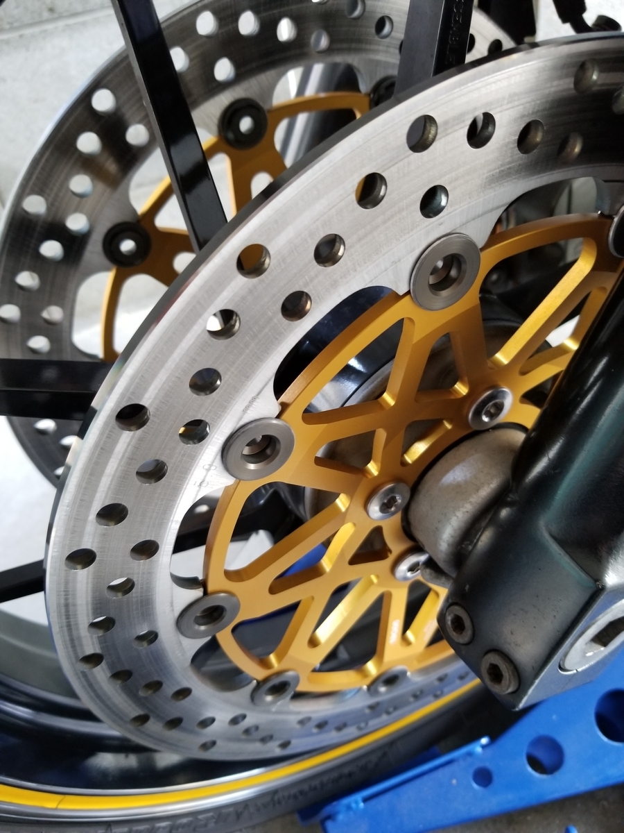 ZRX1100の純正フロントディスクローター2枚セット 【公式通販】