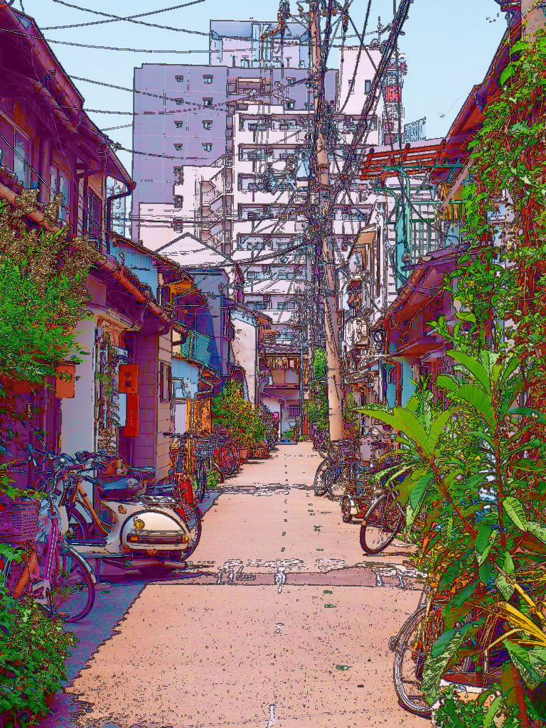 Photoshopを使わずに Gimpで簡単な手順で写真をイラスト風にする 続き 単色カラーマスク合成 晴歩雨描 Photoshopを使わずに Gimpで簡単な手順で写真をイラスト風にする 続き 単色カラーマスク合成 晴歩雨描