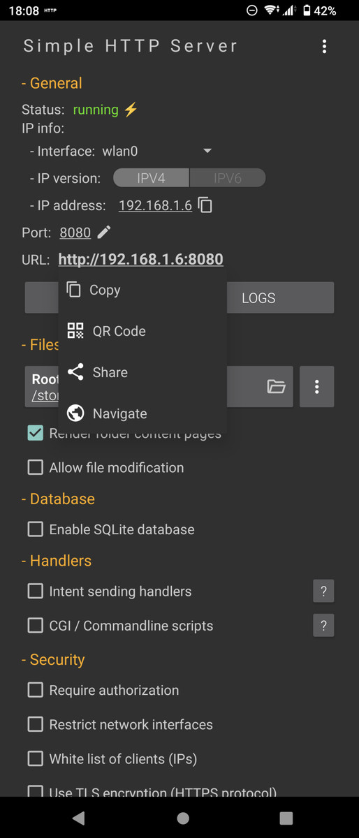 simple http server running on android - youtube Images... Androidスマホ)「Simple HTTP Server」導入。HTML/CSS/JavaScriptをそのまま実行。機内モードでも使える ...