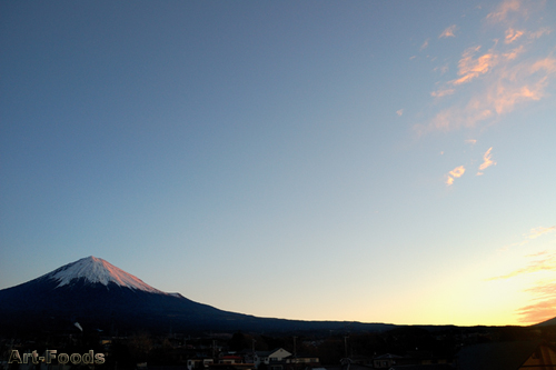 今朝の富士山　MtFuji_081227