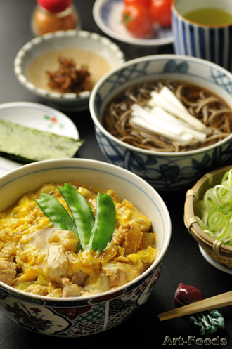 親子丼と蕎麦のセット