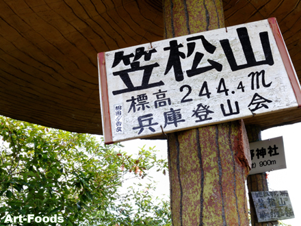 笠松山登山と古法華寺石像-3