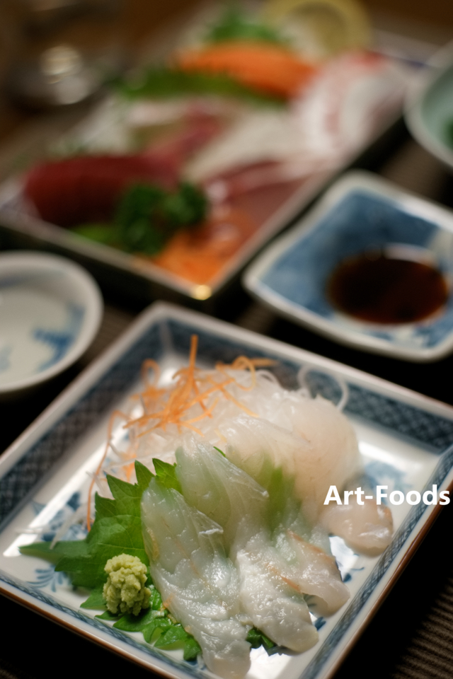 ジツは冬が旬の コチの薄造り Artなfoodsのdiary ジツは冬が旬の コチの薄造り Artなfoodsのdiary