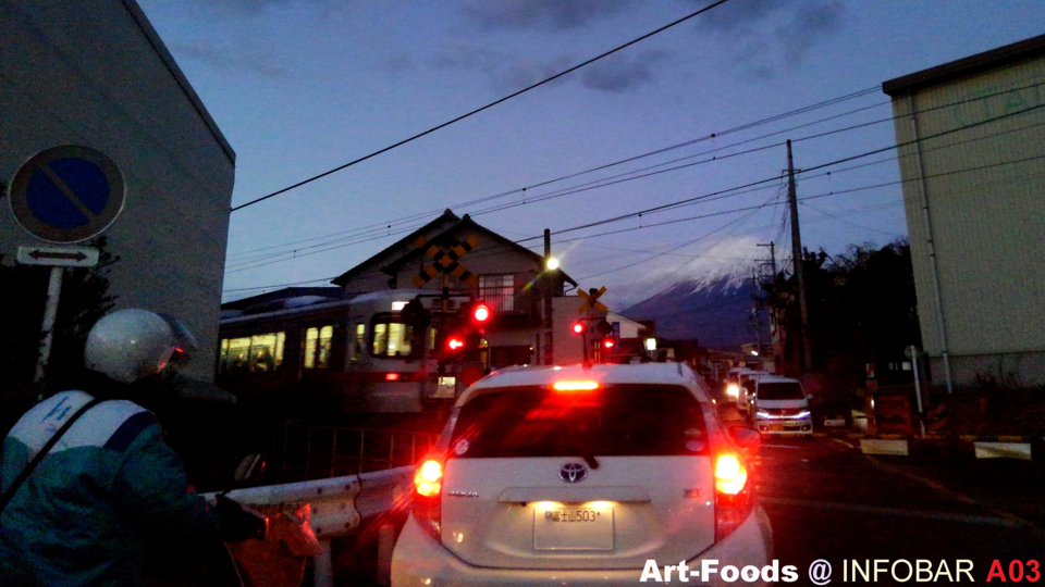 踏切から富士山_170214