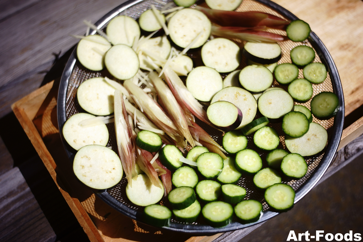 野菜の天日干し_230831