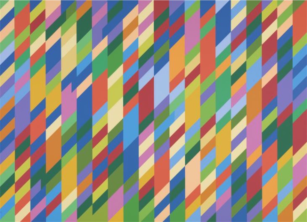 色と縞模様だけで描くオプアート ブリジット・ライリー - artrat