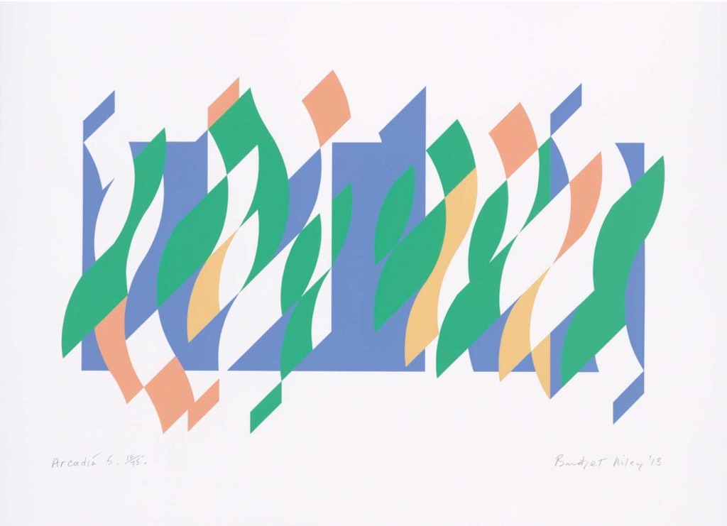 色と縞模様だけで描くオプアート ブリジット・ライリー - artratのブログ
