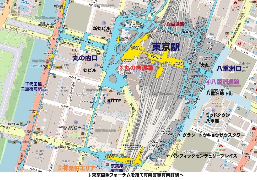 東京 駅 から 銀座