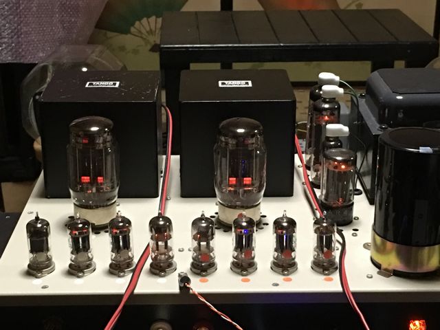 6528Aプッシュプルアンプ(2) - 真空管アンプ製作