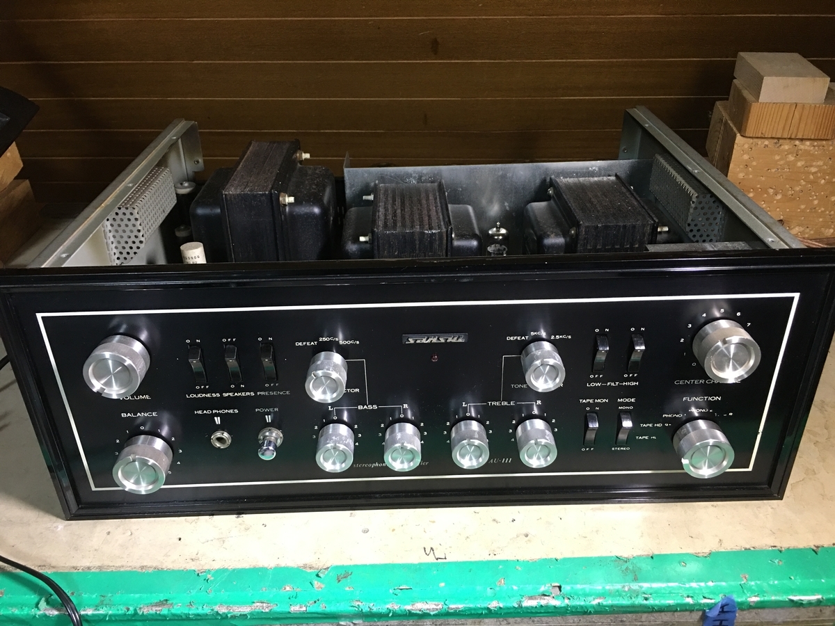 SANSUI AU-111 修復(2) - 真空管アンプ製作