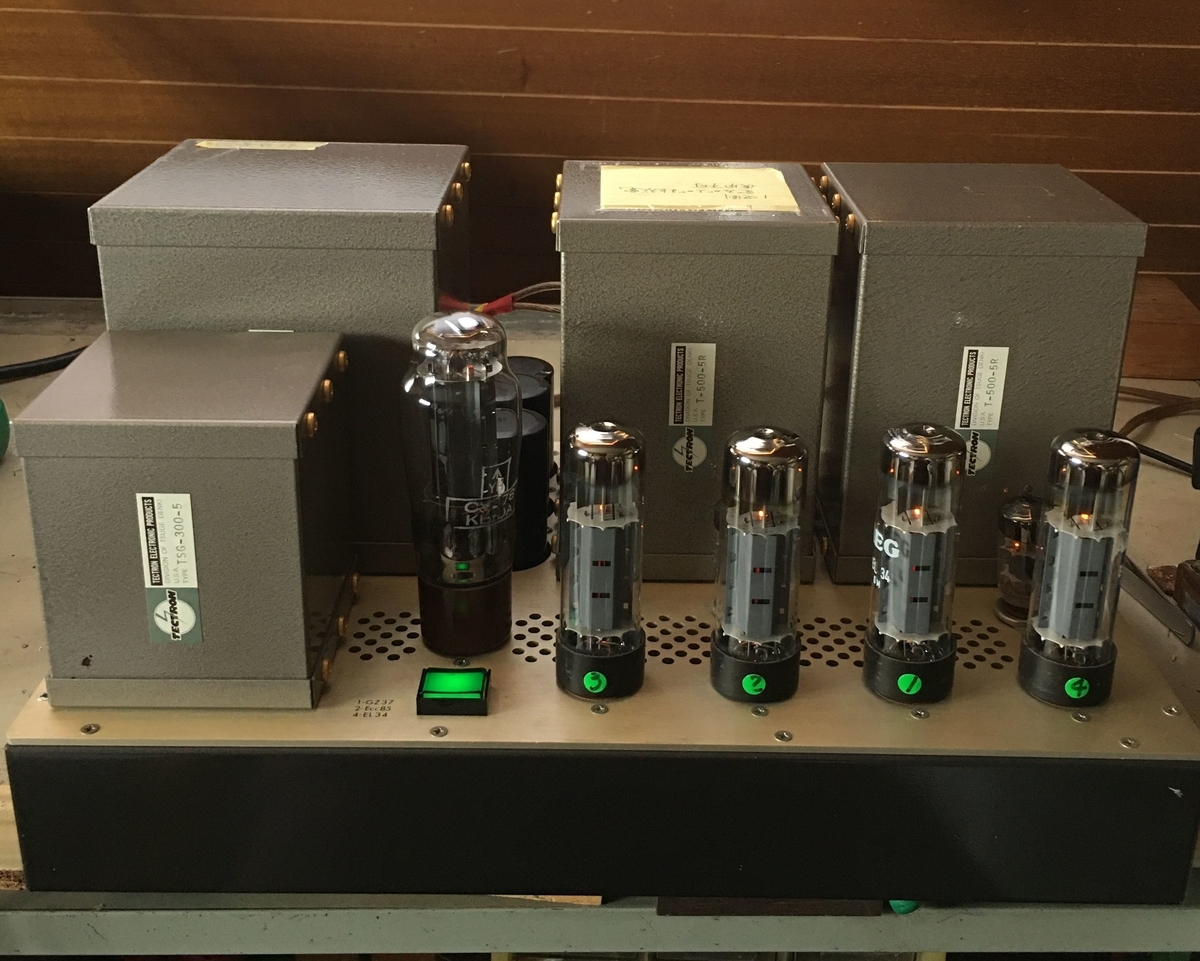 サウンドパーツ社製 EL34ppの修理（1） - 真空管アンプ製作