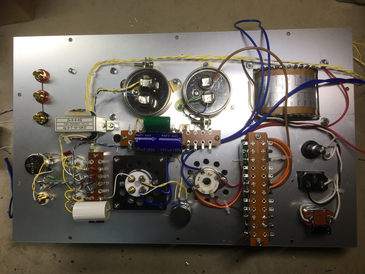 JJ 2A3-40se の製作(4)最終回 - 真空管アンプ製作