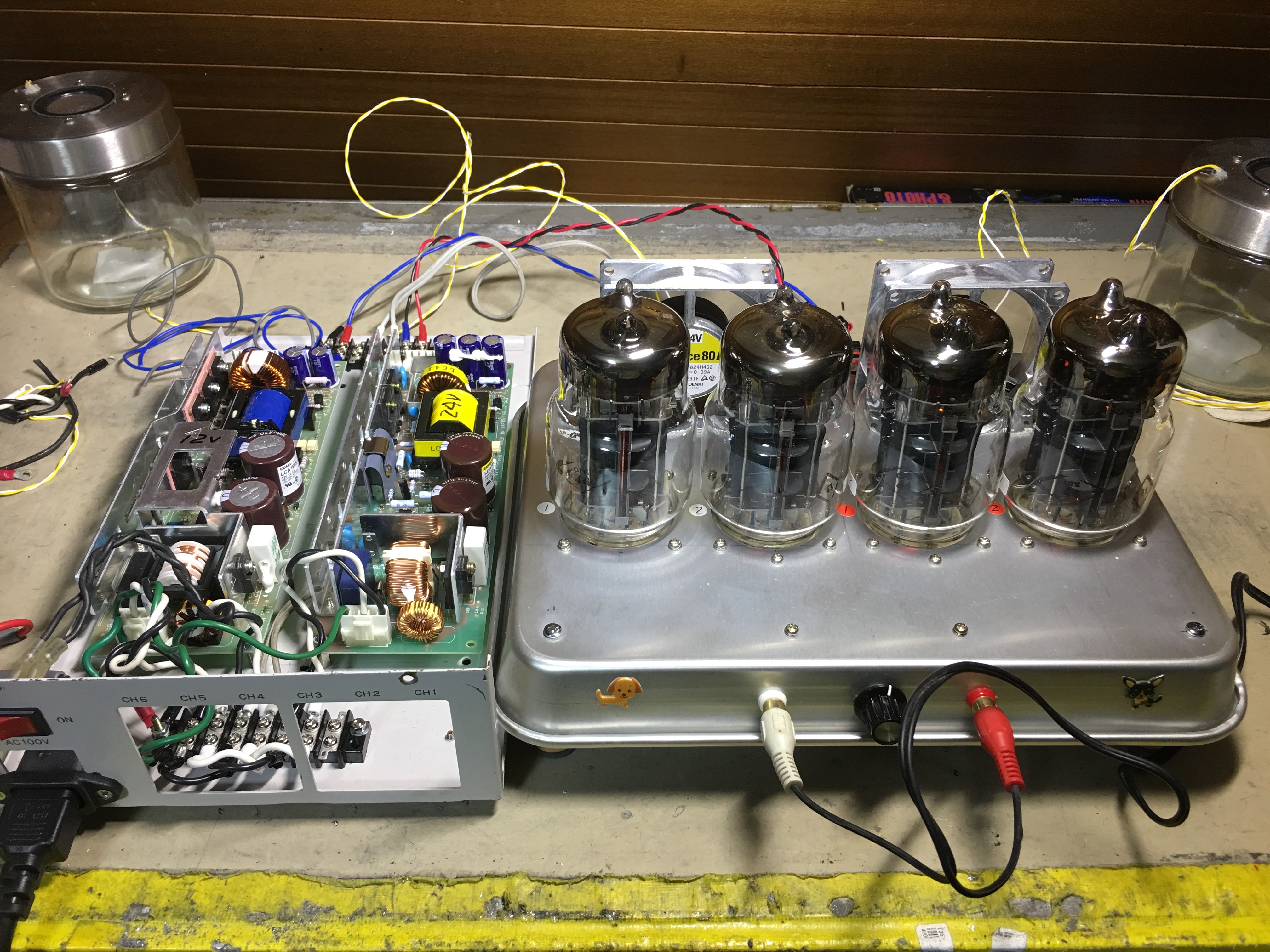 6C33Cダメ球アンプ - 真空管アンプ製作