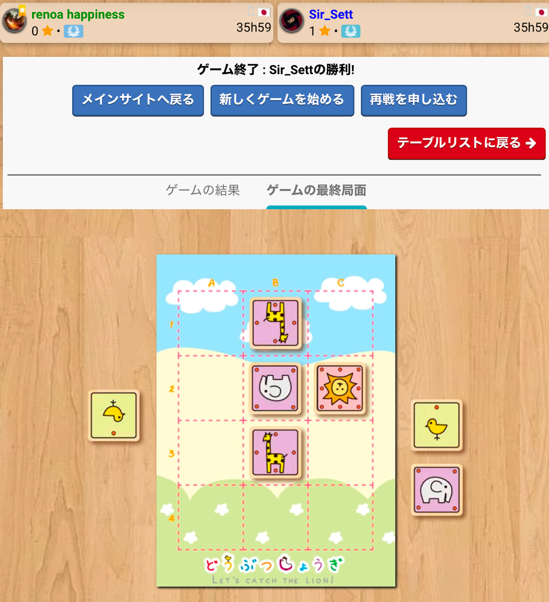 どうぶつしょうぎ
