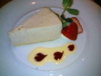 苺レアチーズケーキ