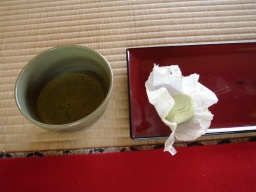 鳳翔台で抹茶