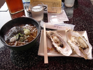 牡蠣そば