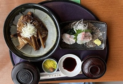 鯛のあら煮定食