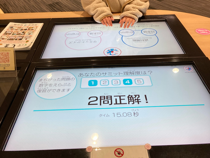 サミットクイズ端末