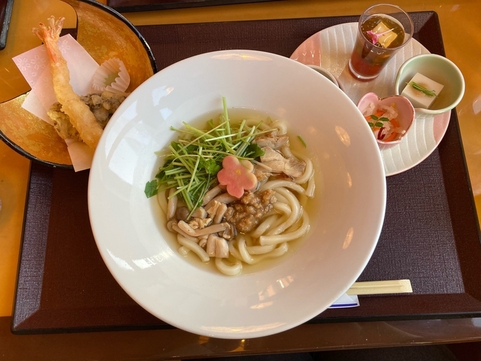 阿波尾鶏と肉味噌うどん御膳