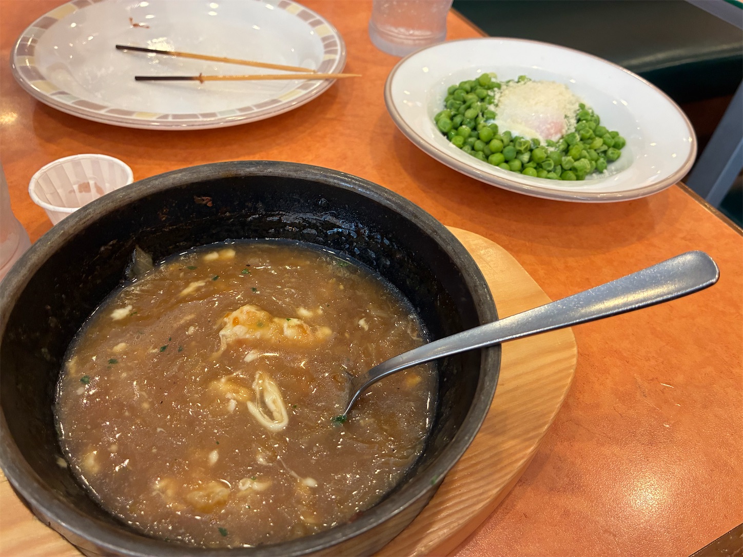 青豆の温サラダ