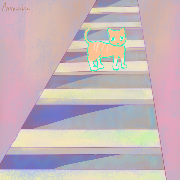 猫の幽霊 - Fish u0026 Paintings Diary