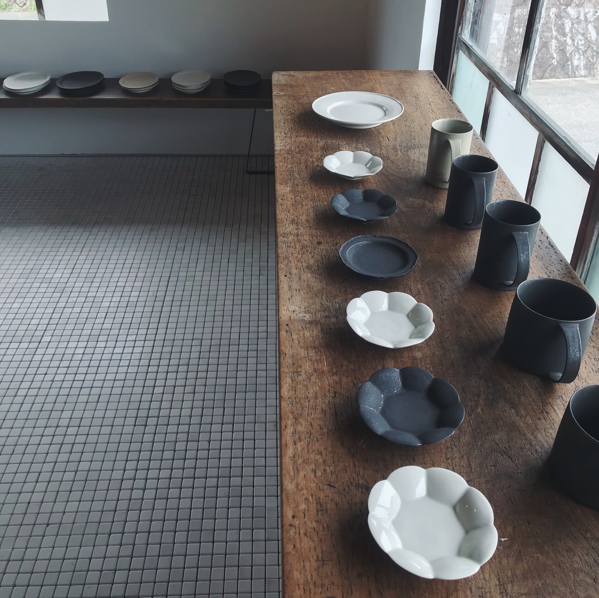 石川隆児Flower rim Plate kan-nyu貫入2枚セット