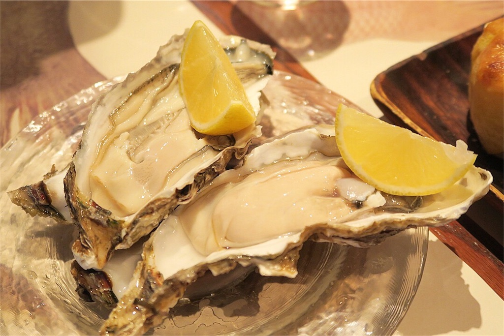 昆布森の生牡蠣