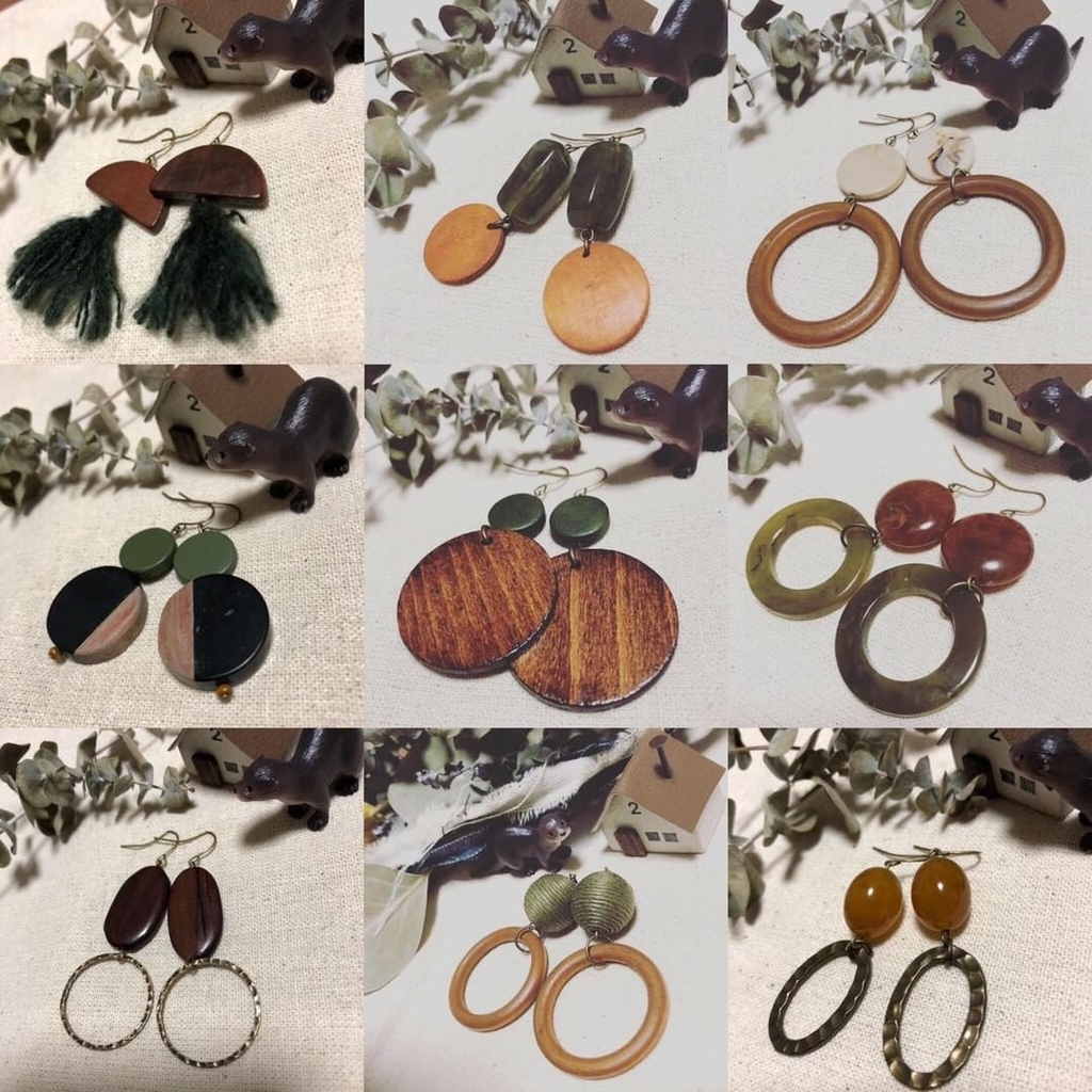 せせり工房 ウッドビーズアクセサリーとオリジナルイラスト雑貨