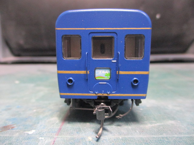 HO オハ25-500ロビーカーとカニ24-511 完成！ - 酒井塗装工房