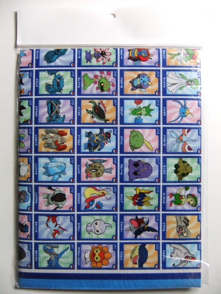 ポケットモンスターPt 全キャラレジャーシート(2009年3月発売