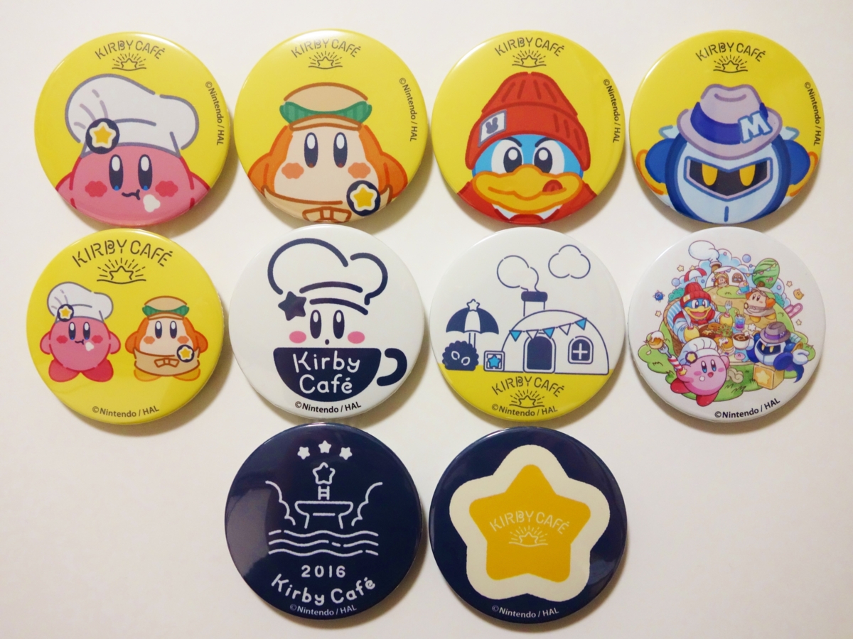 カービィカフェ　2016 アクリルバッジ　キーチェーン　ワドルディ カービィカフェ オリジナル アクリルバッジ - あふれろカービィ