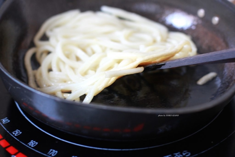 焼うどん161031うどん焼き2