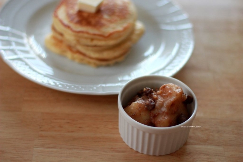 161118ホットケーキりんご