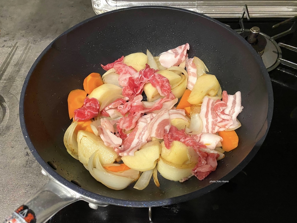 煮崩れしない肉じゃが