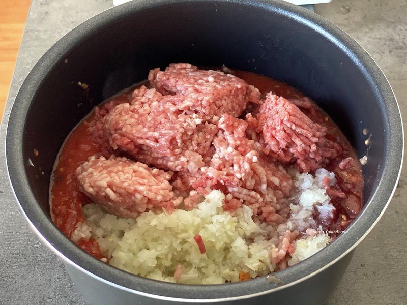 パナソニック 電気圧力鍋 SR-MP300 ミートソース