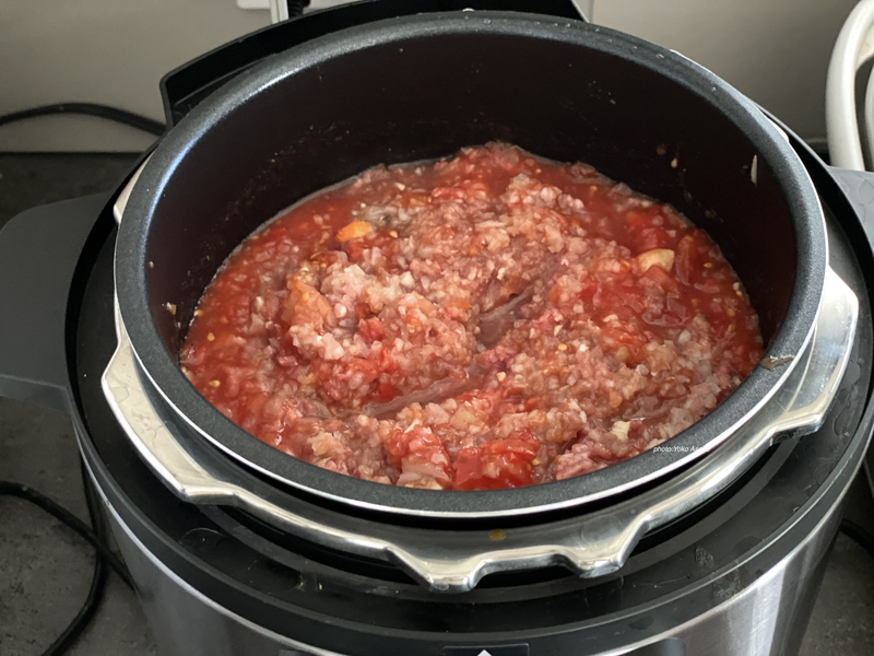 パナソニック 電気圧力鍋 SR-MP300 ミートソース