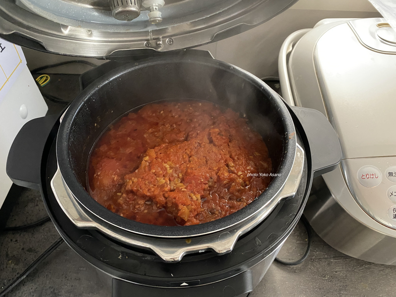 パナソニック 電気圧力鍋 SR-MP300 ミートソース