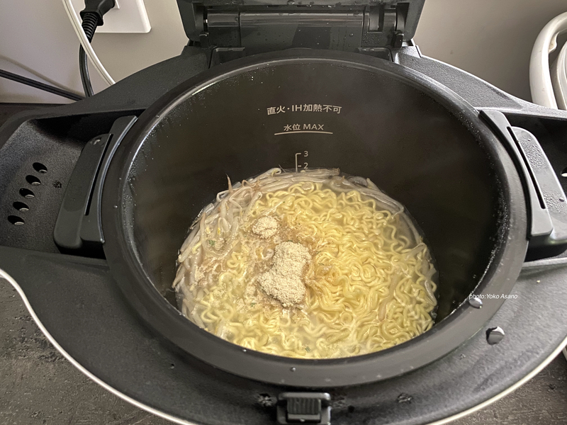 ホットクック　インスタントラーメン